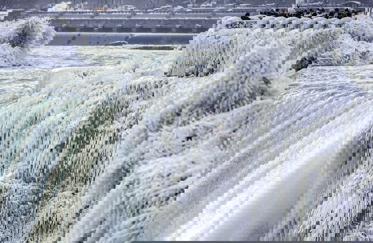 A Niagara is kezd befagyni, de ezt kevesebben láthatják